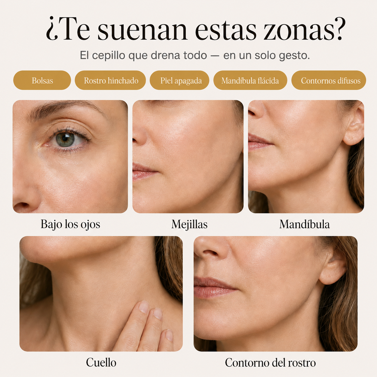 NATURIGLOW - Cepillo para el drenaje linfático